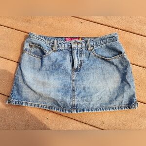 SO Denim Mini Skort Jrs 5